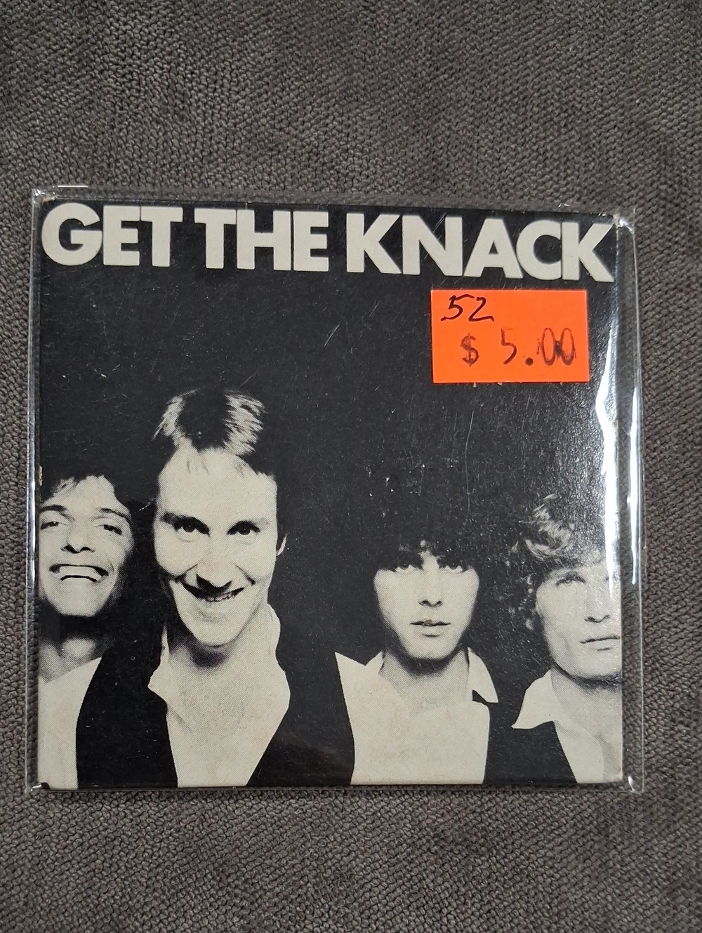 Vintage The Knack Chu-Bops Miniature 80s Cardboard Album Cover ONLY G
